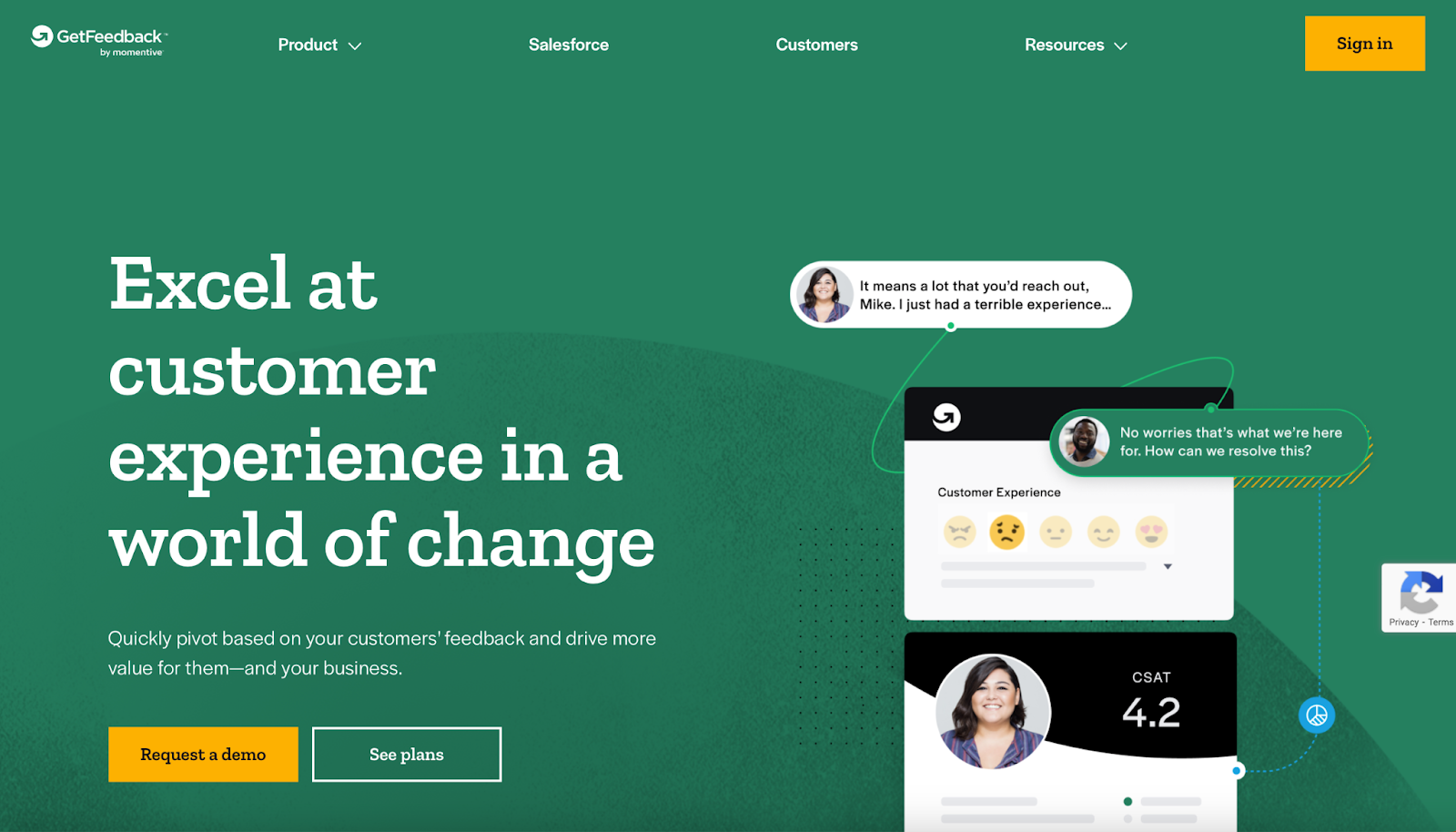 getfeedback landing page