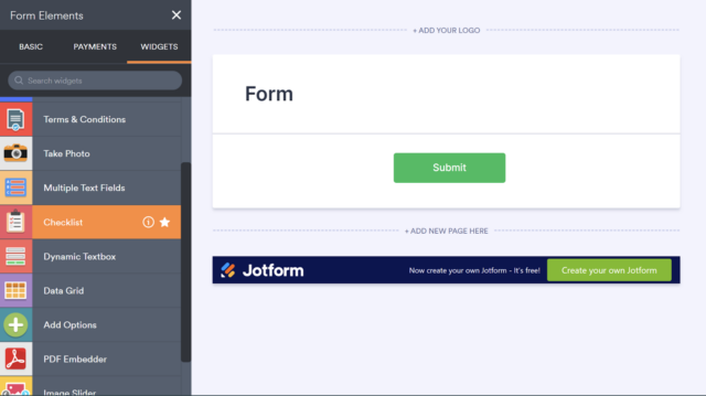 How to create a Microsoft Forms checklist | The Jotform Blog