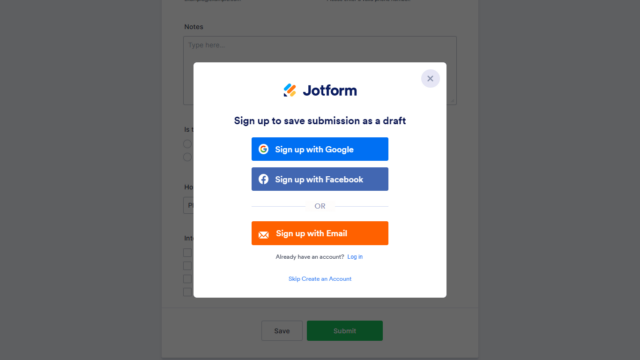 How to Enable Save and Continue Later on Forms