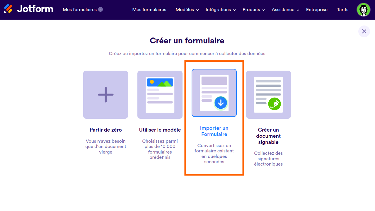 Comment Importer Vos Formulaires Typeform Vers Jotform