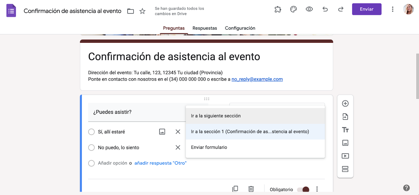 Cómo hacer preguntas con condiciones en los formularios de Google | Blog de  Jotform