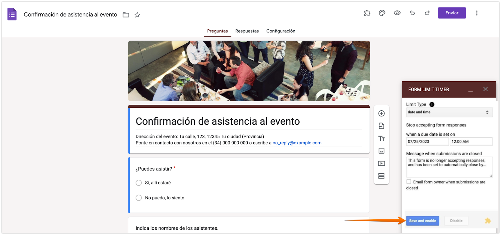 Cómo establecer límites de tiempo en los formularios de Google | Blog de  Jotform