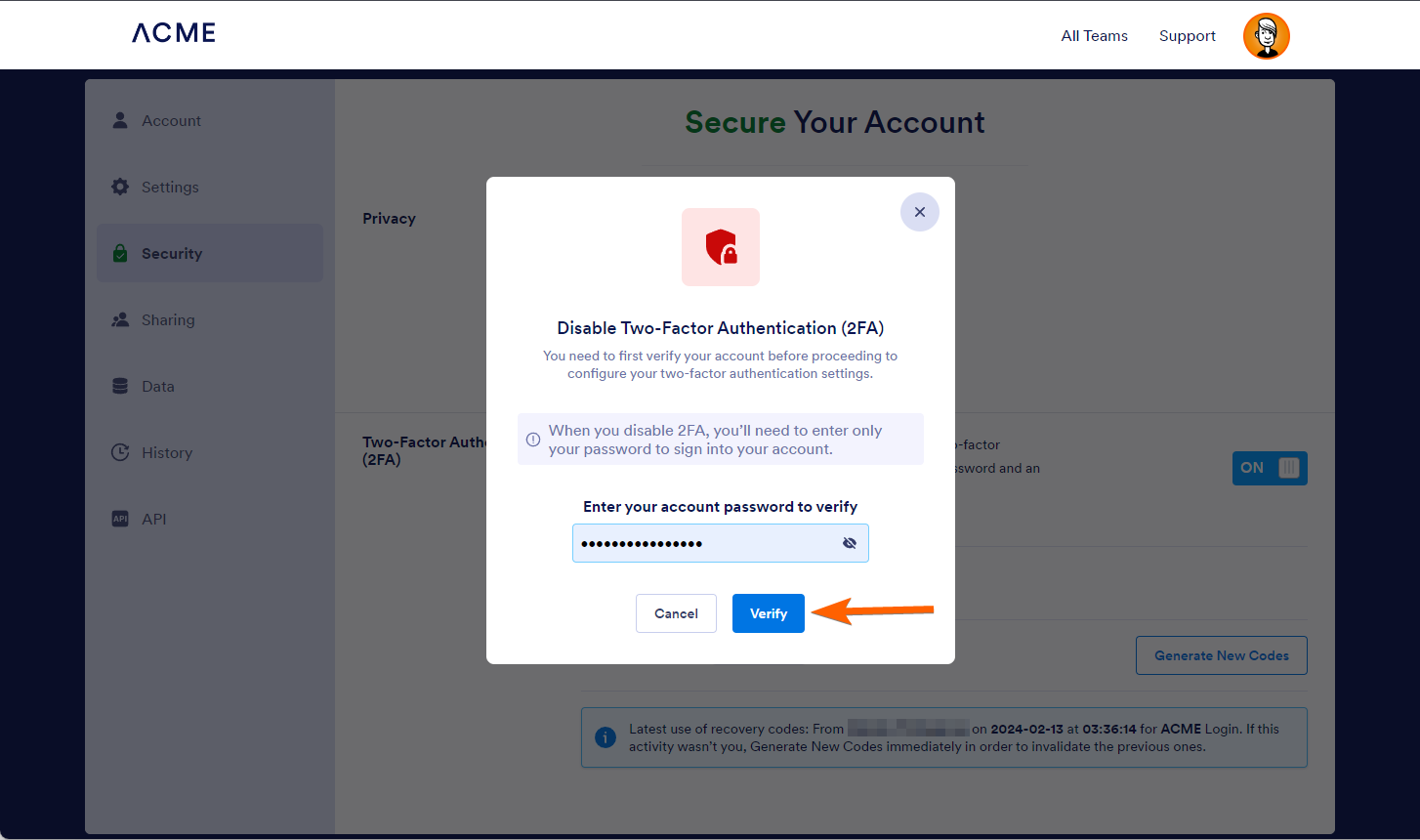 How To Disable Two-Factor Authentication (2FA) In Your Enterprise Account