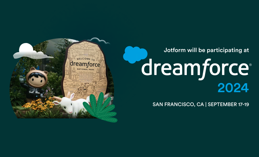 Come see us at Dreamforce 2024 The Jotform Blog