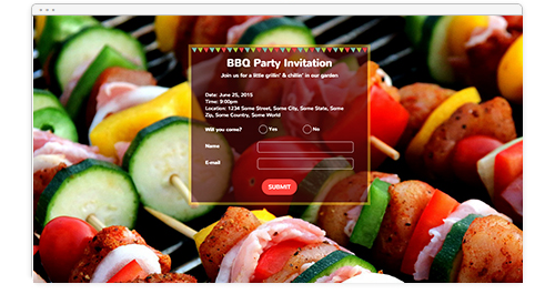 Visual: BBQ Theme